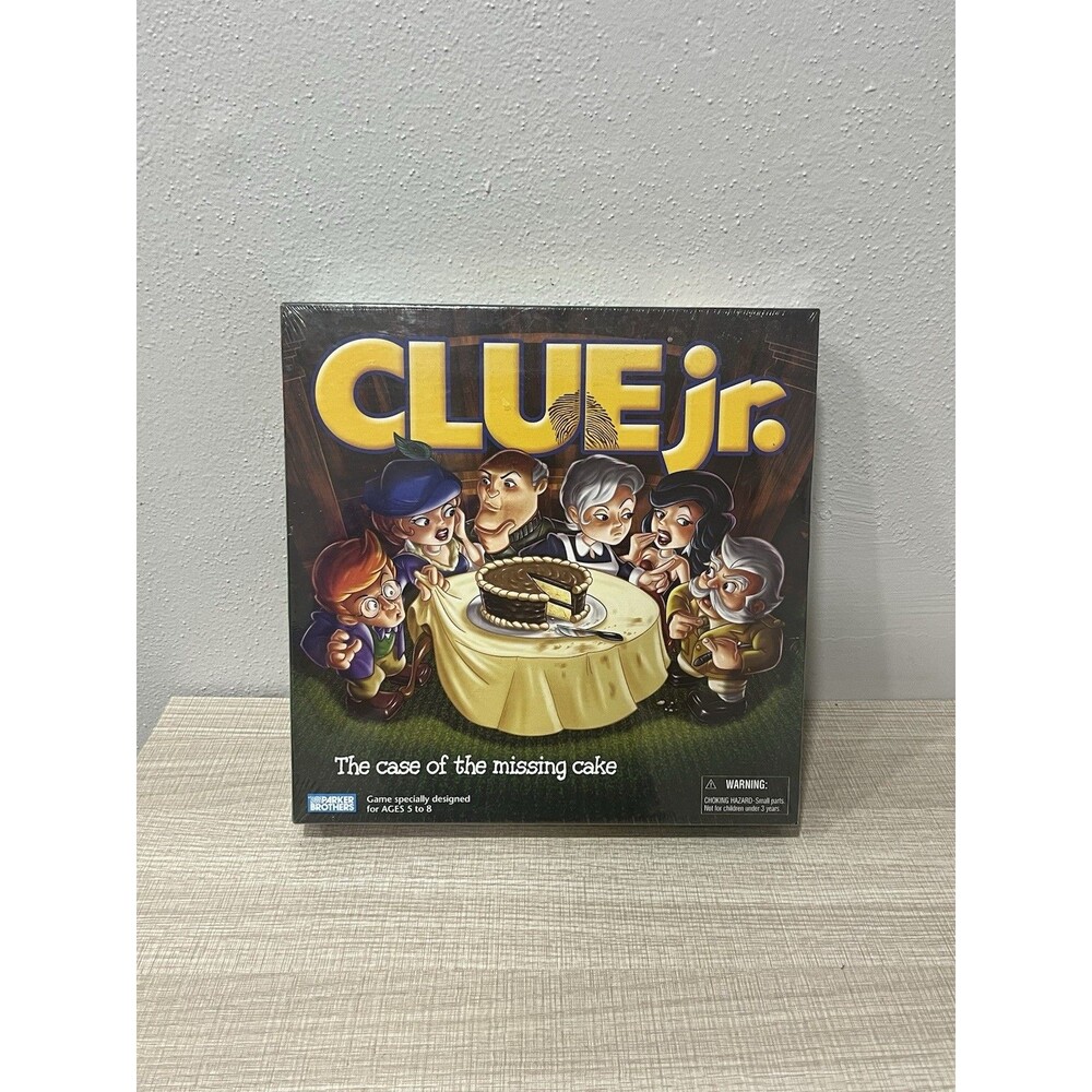 Clue Jr The Case of the Missing Cake Board Game Parker Brothers 2003 New Sealed